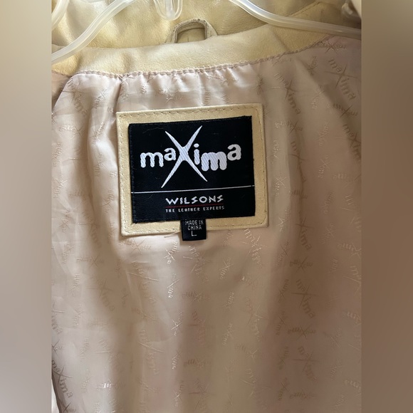 Wilson’s Maxima 4 Button Leather Coat - Picture 2 of 5